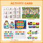 Pairez Toys Counting Toys For Kids, Animal Koala Counters W/Activity Cards For Playing Snakes And Ladders, Ludo Board Games, Mat