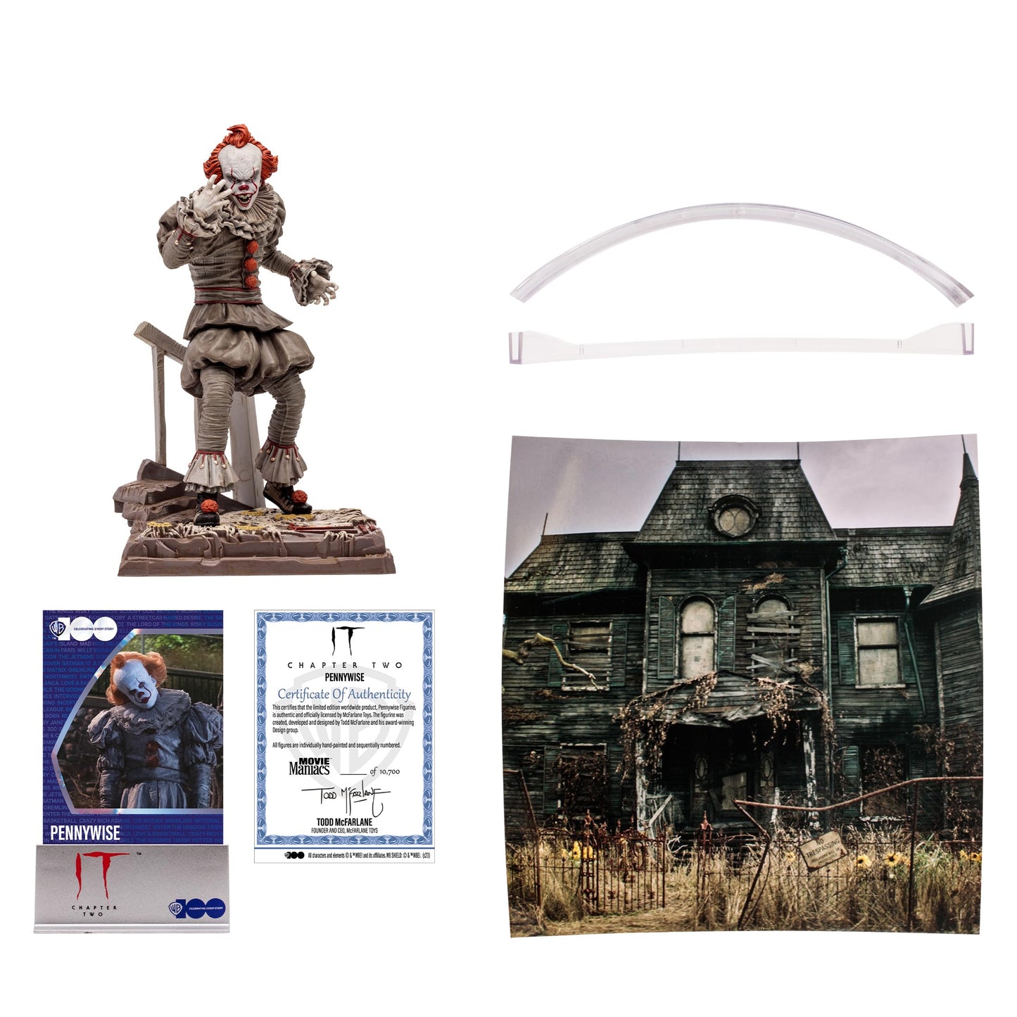 Mcfarlane Toys - Wb 100: Pennywise (It Chapter Two) Movie Maniacs 6In Posed Figure