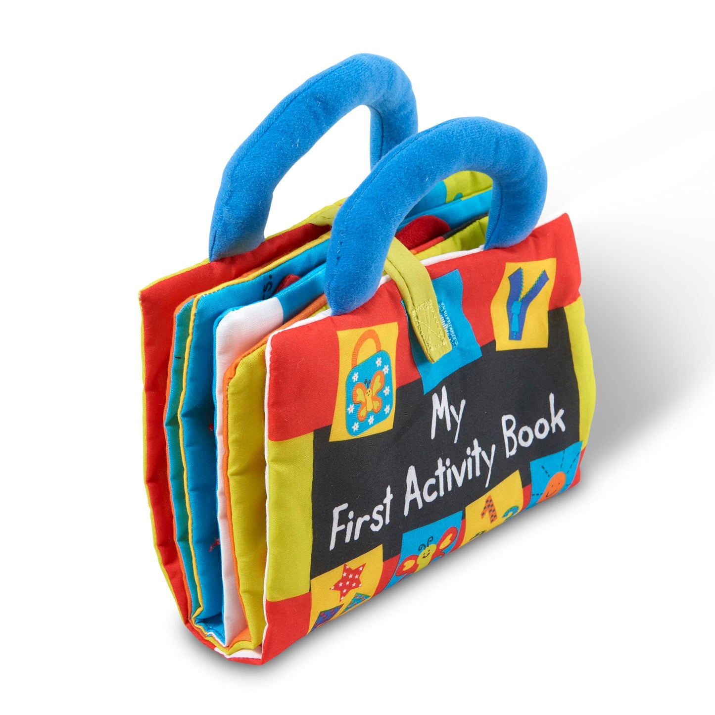 Melissa & Doug My First Activity Book - 8-Page Soft Fabric Book for Babies & Toddlers, Multi Color, Model 30267