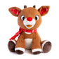 KIDS PREFERRED Rudolph the Red-Nosed Reindeer Plush Toy, 8 inches, Soft Fabric, Cute Kids' Stuffed Animal