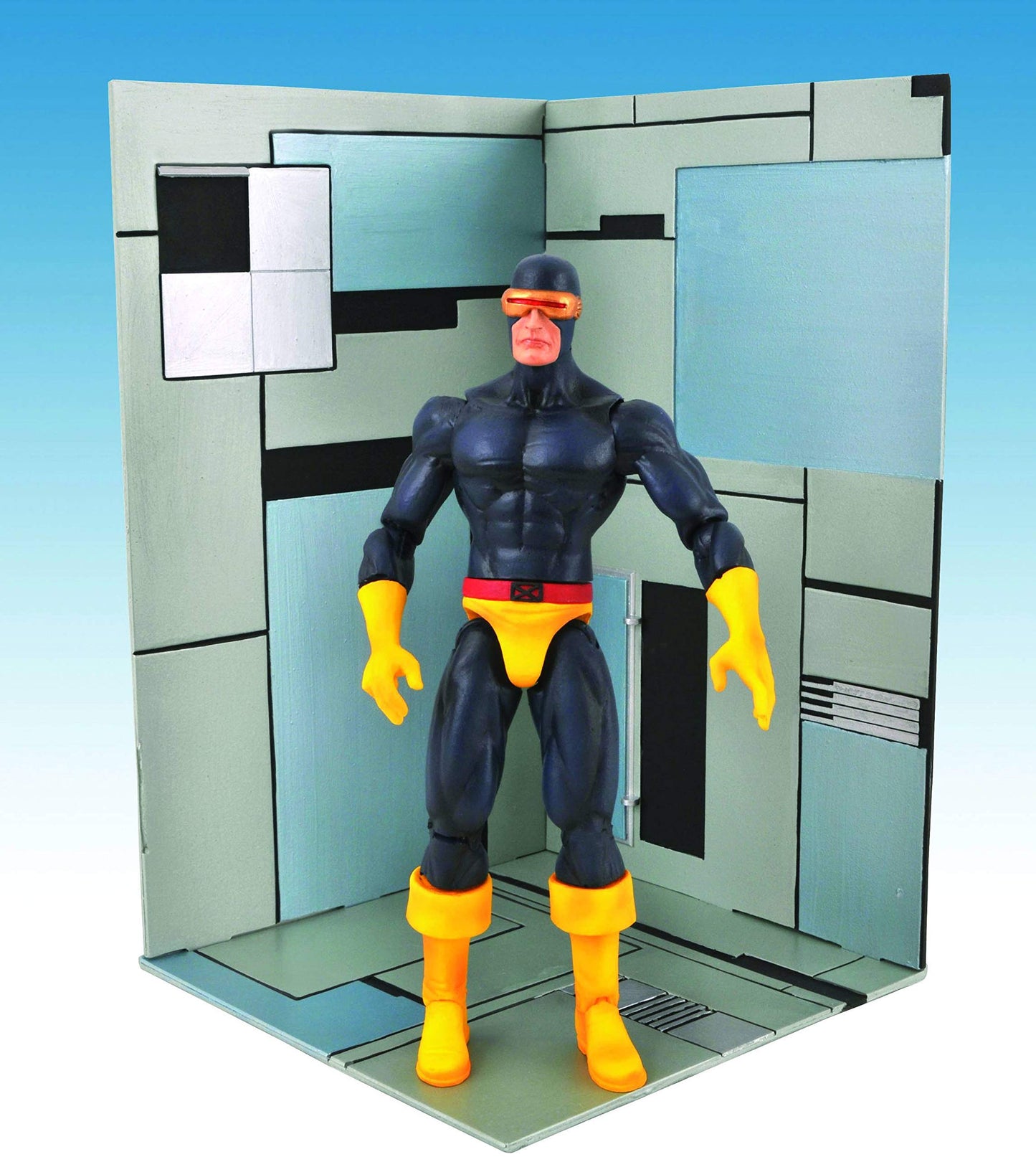 Diamond Select Toys Marvel Select: Cyclops Action Figure Multi-Colored, 8 Inches