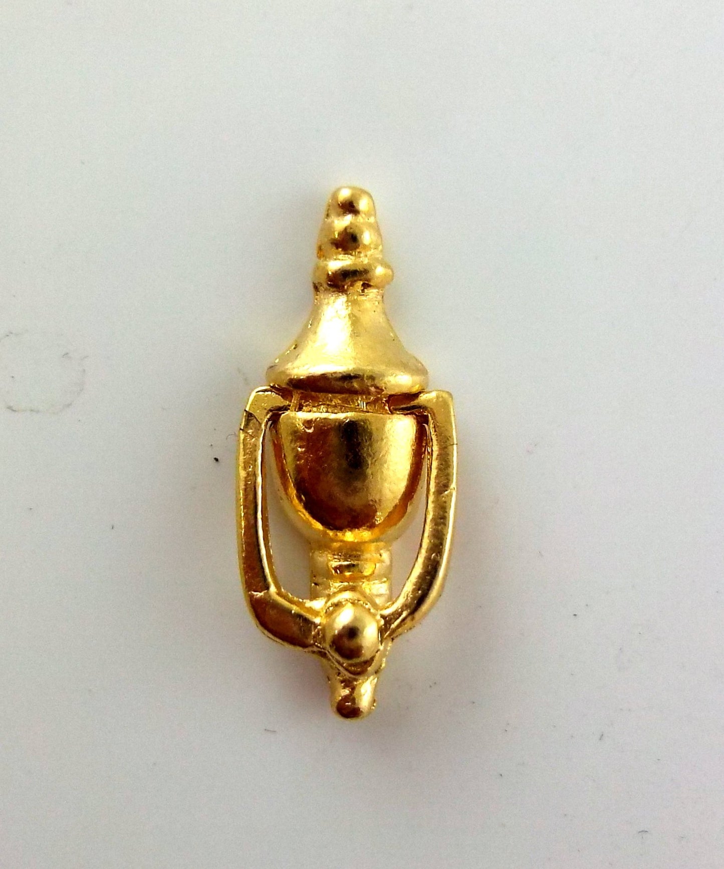 Melody Jane Dolls Houses Dollhouse Miniature Brass Door Knocker