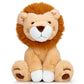 Ikasa Lion Stuffed Animals Plush Toys,10'' Cute Plushie Soft Cuddly Toy, Gifts For Family Kids Girls Boys