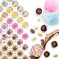 Vkpi Scratch And Sniff Stickers, 1152 Pieces Fruits And Foods Smelly Stickers, 12 Different Scents, 48 Sheets, Reward Motivate S