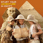 XXTOYS Ancient Egyptian Pyramids Dig Kit - Large STEM Excavation Set for Boys & Girls, Model EDM013
