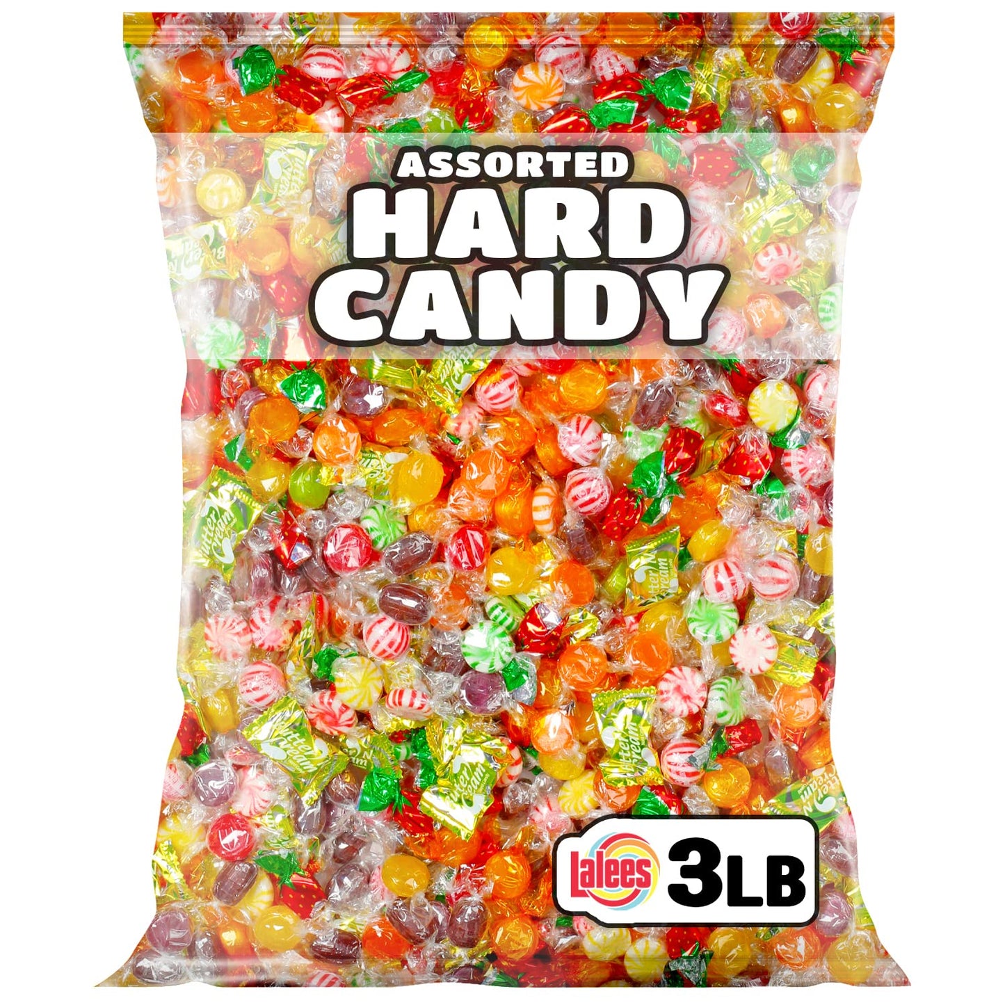Hard candy Mix - 3 LB Bulk Variety candy Bag - Easter Egg Filler candy Assortment - Hard candies Sampler - Individually Wrapped