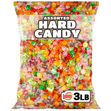 Hard candy Mix - 3 LB Bulk Variety candy Bag - Easter Egg Filler candy Assortment - Hard candies Sampler - Individually Wrapped