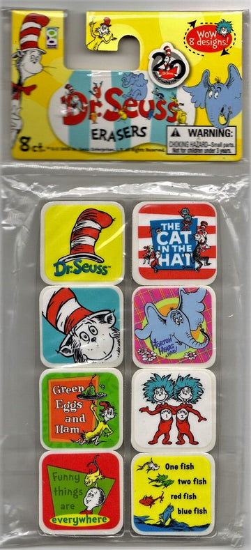 Dr Seuss Erasers
