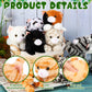 Libima 8 Pcs Cat Stuffed Animals Bulk 8 Inch Plush Kittens Cat Theme Party Favors Carnival Awards Birthday Party Gifts Assorted