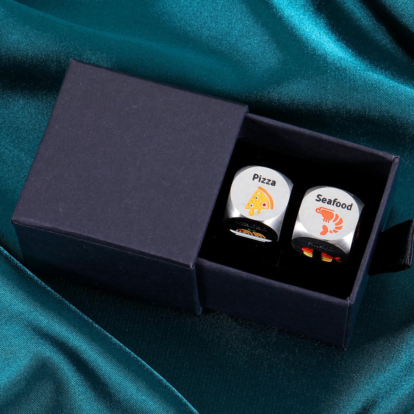 Anniversary Valentines Day Gifts for Him Her Dating Food Decision Dice Date Night Gifts for Boyfriend Girlfriend Couples 1 Year