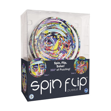 Spin Flip Puzzle - Puppies & Kittens - Spin it  Flip it  solve it! for Those who love brain teasers! mature-themed Fidget Toy. Great Gift for Mom  Dad  Teens  Men and Women
