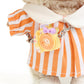 17cm Doll Clothes for Labubu - Kawaii Clown Style Set - Doll's Hat & Doll's Clothing & Doll's Shoes & Camera  Cute Doll Outfit with Accessories for Display  Collectors  Gift - Orange (NO Dolls)