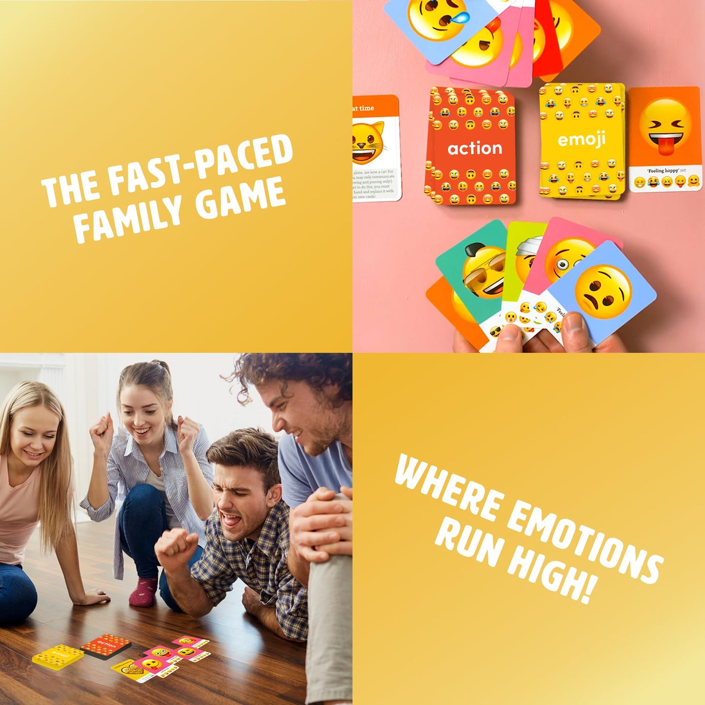 Ginger Fox Official Emoji Card Game For The Family - Collect All The Emoji Cards In This Hilarious Party Game