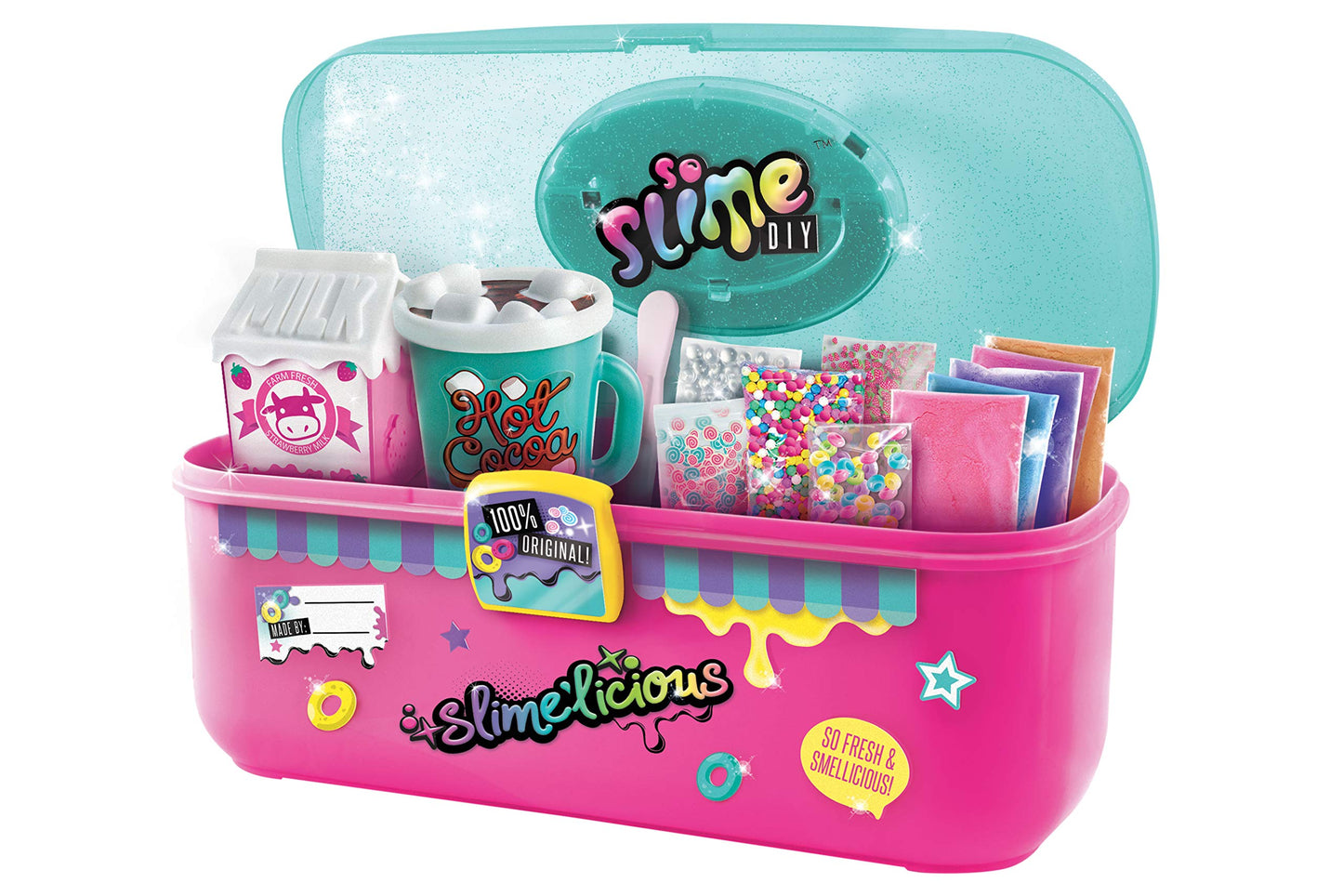 Canal Toys So Slime Diy Slime’Licious Scented Slime Case – Make Your Own Food Scented Slime - Just Add Water No Glue Required. So Fresh And Smellicious
