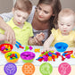Yetonamr Counting Dinosaurs Montessori Toys For 3 4 5 Years Old Boys Girls, Toddler Preschool Learning Activities Toys For Kids Ages 2-4, 3-5, 4-8, Birthday Gifts Sensory Toys