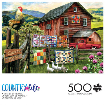 Buffalo Games 500-Piece Jigsaw Puzzle - A Little Bit of Heaven, Large, Multicolor, Model 33265, Perfect for Game Nights