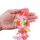 Super Z Outlet Hawaiian Ruffled Colorful Luau Silk Flower Leis for Island Theme Party (12 Pack)