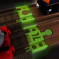 Trainlab Adapters Compatible With Trackmaster (Brown 2009) To Wooden Railway Train Tracks (2Pc) (Nitebrite)