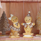 Gingerbread Decor Christmas Table Decorations - 2Pc Resin Xmas Gingerbread Boy and Girl Christmas Decorations Indoor Room Decor