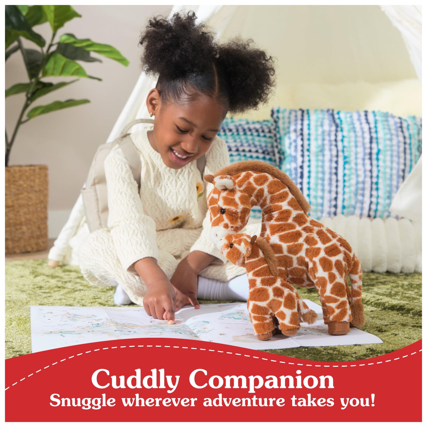 GUND Solana Giraffe Plush Stuffed Animal, 10" Brown, Premium Quality for Ages 1+