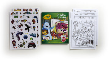 Crayola Beat Bugs Color & Sticker Book, Gift for Kids, Age 3, 4, 5, 6