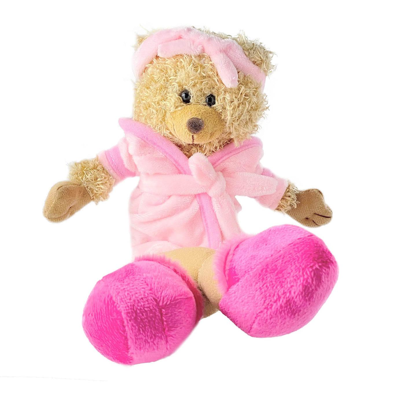 Making Believe Plush Stuffed Animal 10' Pink Day Spa Teddy Bear