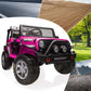 HOMFAMILIA 2 Seater Kids Ride On Truck, 12V Battery Powered Electric Vehicle Car for 2 Kids, w/Spring Suspension, Remote Control