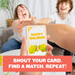 Happy Salmon by Exploding Kittens - 3-8 Players - Ages 6+ - 90 Second Rounds - Easy to Learn Quick Matching Card Game - Ideal for Party  Family Game Night  Kid and mature-themed