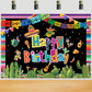 Mexican Party Backdrop Happy Birthday, Fiesta Party Backdrop, Cinco De Mayo Carnival Party Decorations, Colorful Wall Background