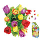 Madd Capp: I Am Tulip - 350 Piece Jigsaw Puzzle - 8005 – Ages 10+, Unique Floral-Shaped Border, Challenging Random Cut, Includes Educational Madd Capp Fun Facts