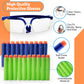 Wishery Accessories For Nerf Party Supplies, Nerf Party Favors - 16 Kids. Boys Nerf Gun War Birthday Bulk Pack. Set Of Darts, Glasses, Masks