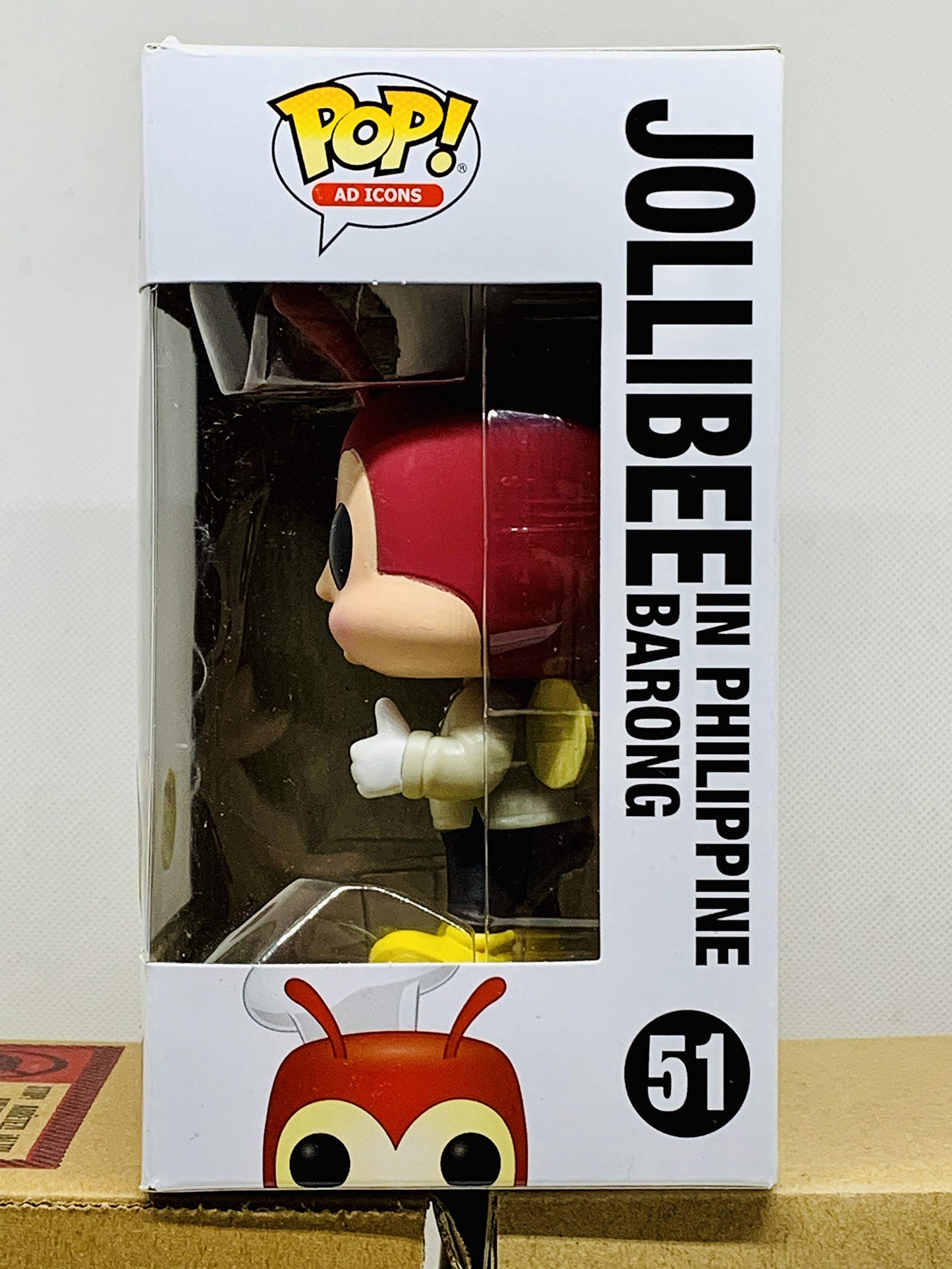 Pop! Ad Icons Jollibee In Barong Glow In The Dark Vinyl Figure #51 (Super Rare Exclusive)