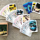 Flonzgift Classic Cars Playing Cards (Poker Deck 54 Cards All Different) Vintage Retro Classic Cars
