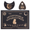 Creatcabin 3Pcs Wooden Spirit Board Kit Tarot Card Stand Holder Women Tarot Card Altar Stand Display Rack Talking Boards With Pl