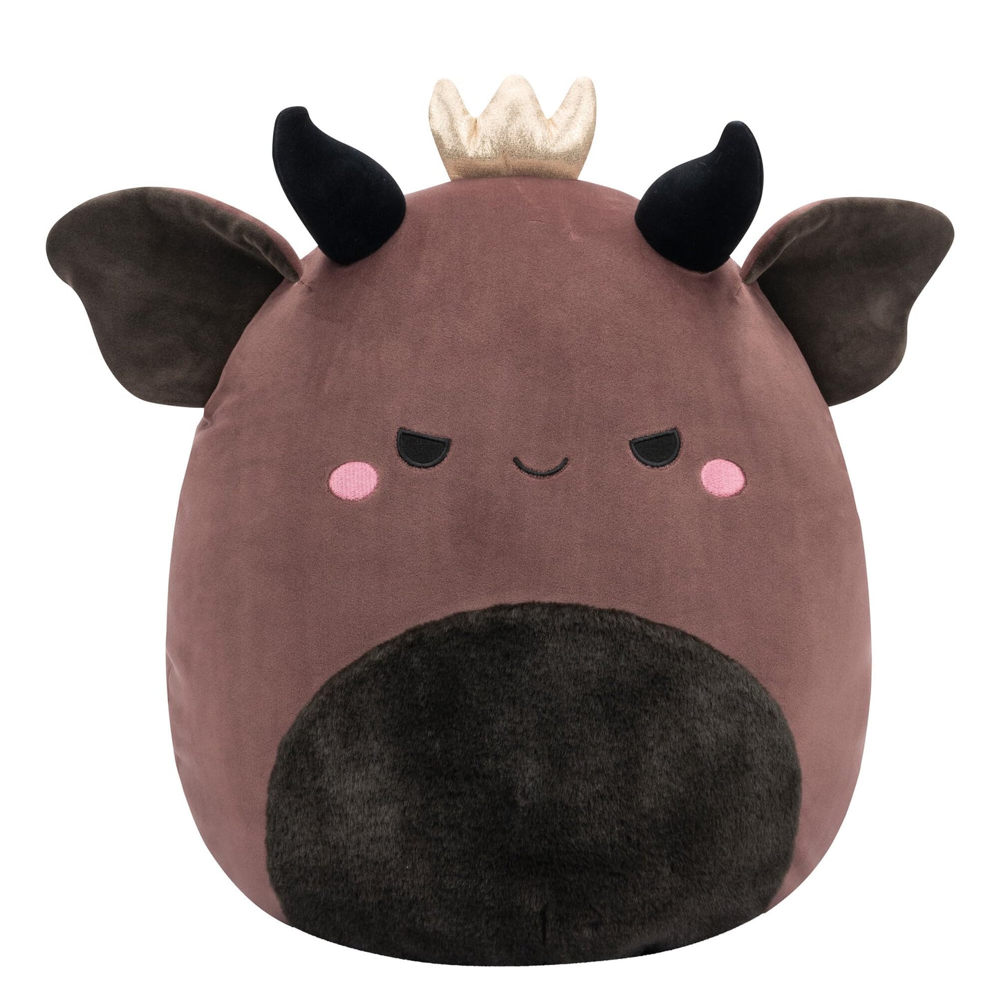 Squishmallows Original 16-Inch Plush Burgundy Goblin King - Soft Polyester Toy, Model SQCR06910