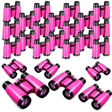 Libima 24 Pcs Binoculars For Kids Educational Compact Kids Binoculars With Neck String Toddler Binoculars For Boys Girls Learnin