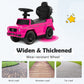 Honey Joy Push Cars For Toddlers, Mercedes Benz Kids Toy Car W/Push Handle & Detachable Guardrail, Horn & Engine Sound, Seat Storage, Foot-To-Floor Ride On Push Car For Boys Girls(Pink)
