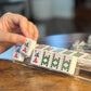 Mose Cafolo Set Of 4 All In One Transparent Mahjong Rack & Pusher Acrylic Mah Jongg Rack Pusher 18'' (Clear)