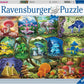 Ravensburger 1000 Piece Jigsaw Puzzle - Beautiful Mushrooms, 27 x 19.5 inches, Multicolor, Model 17312, Unique Softclick Technology