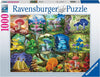 Ravensburger 1000 Piece Jigsaw Puzzle - Beautiful Mushrooms, 27 x 19.5 inches, Multicolor, Model 17312, Unique Softclick Technology