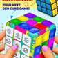 Skywin Puzzle Cube Game (Green/Pink) - Flashing Cube Handheld Electronic Games Stem Toy - Fun Memory Games & Brain Games For Adu