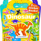 Walenced Puffy Reusable Sticker Book For Toddlers 2-4 Years, 3 Sets Stickers For Kids, Toddler Sticker Book Ages 1-3, 94 Pcs Tod