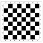 WE Games Mousepad Chess Board 20 in. Black Color with Classic Design - enhanced Tournament Chess Mat  Perfect Travel Chess Board for mature-themeds