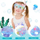 Minatee 24 Pcs Mermaid Mask for Kids Mermaid Cosplay Masks for Party Paper Animal Mask Costume Mask Children Eye Masks Dress Par