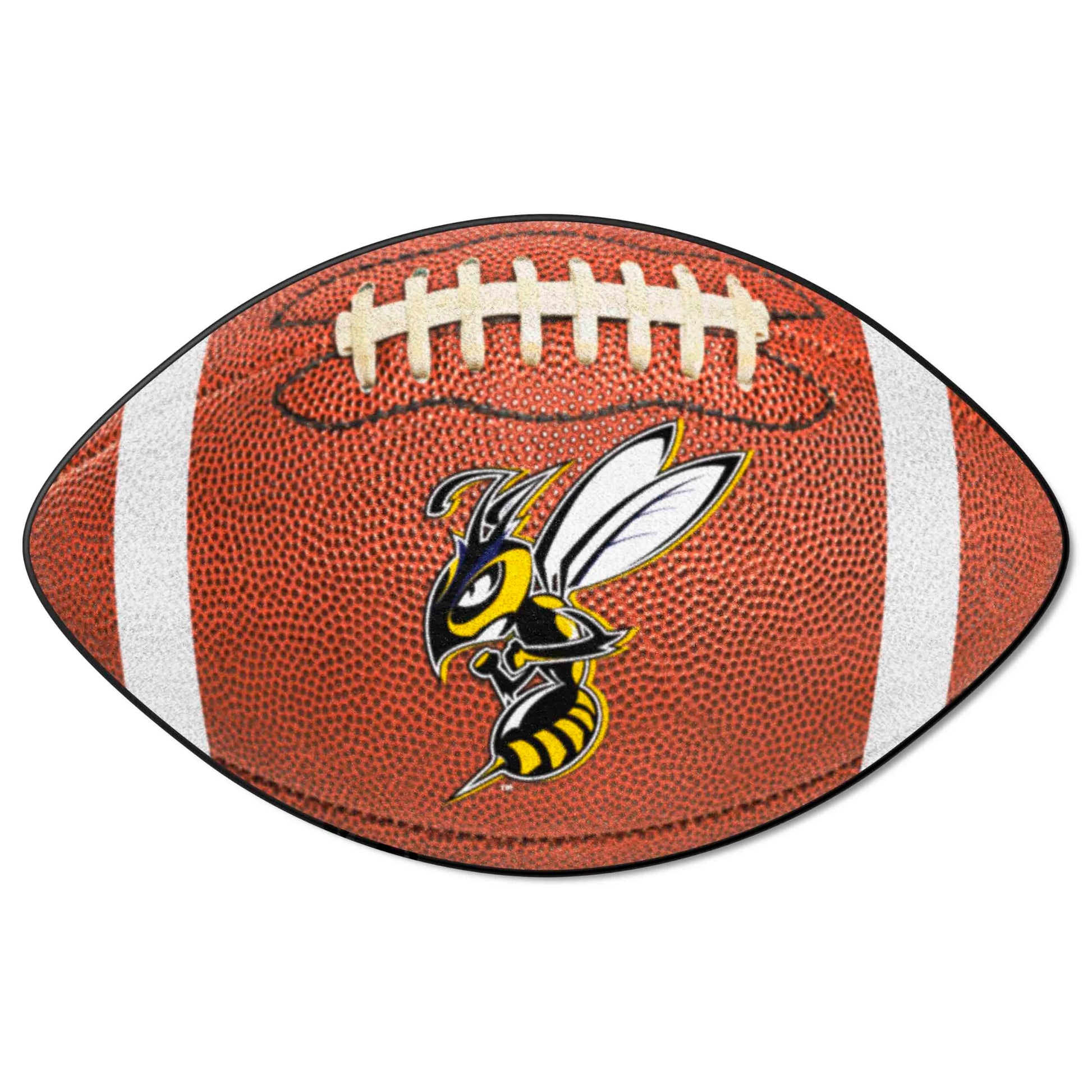 FANMATS 14157 Montana State Billings Yellow Jackets Football Rug - 20.5in. x 32.5in. | Sports Fan Home Decor Rug and Tailgating 