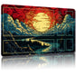 Malqiqi Playmat For Mtg, With Free Storage Bags,Game Mat 24 X 14 Inches, Tcg And Board Game Mat For Cards,Mousepad Desk Mats (With Zones,Magic Mat 9)