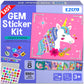 EZCRA Easy Arts and Crafts for Kids - Fun Gem Sticker Kit - 8 Unicorn Princess Themes, 990+ Stickers - Gem Art for Kids - Diamon