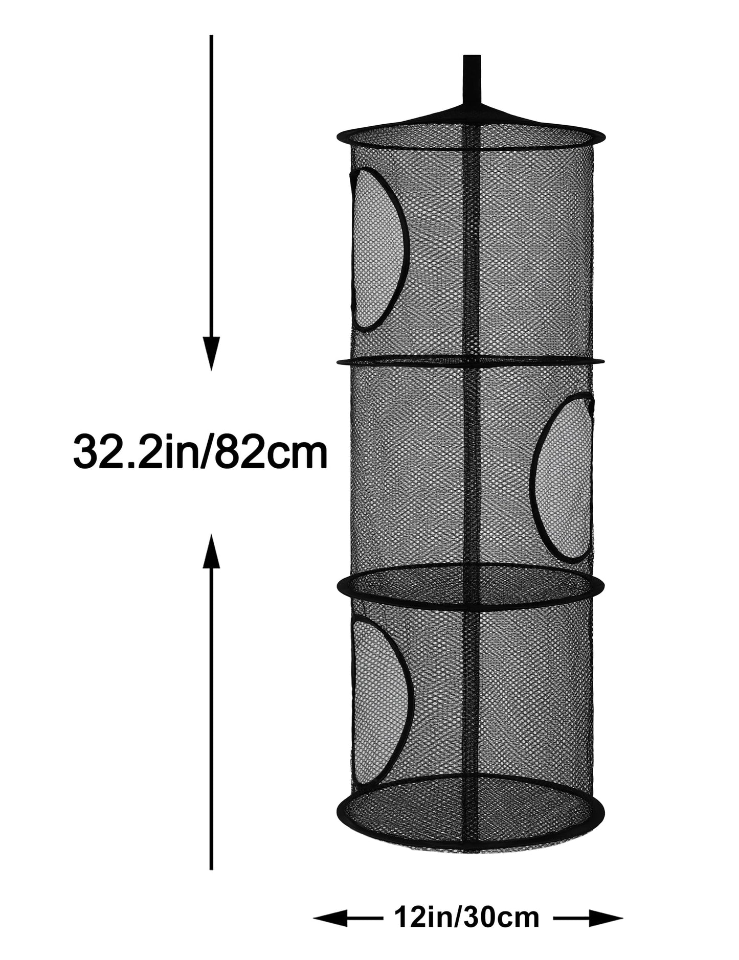 2Pcs Stuffed Animal Storage Foldable Stuffed Animal Net Or Hammock Organizer, 5 Compartments Hanging Mesh Toy Storage Hammock Fo