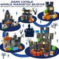 Graceduck 60Pcs Magnetic Blocks For Toddlers Toys: Build Magnetic Dark Castle Set - Magnetic Construction Cube Toys - Montessori Sensory Toys For Toddlers 3 4 5 6 7 8 9 10 Year Old Girls Boys