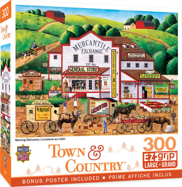 Masterpieces 300 Piece Ez Grip Jigsaw Puzzle - Morning Deliveries - 18'X24'